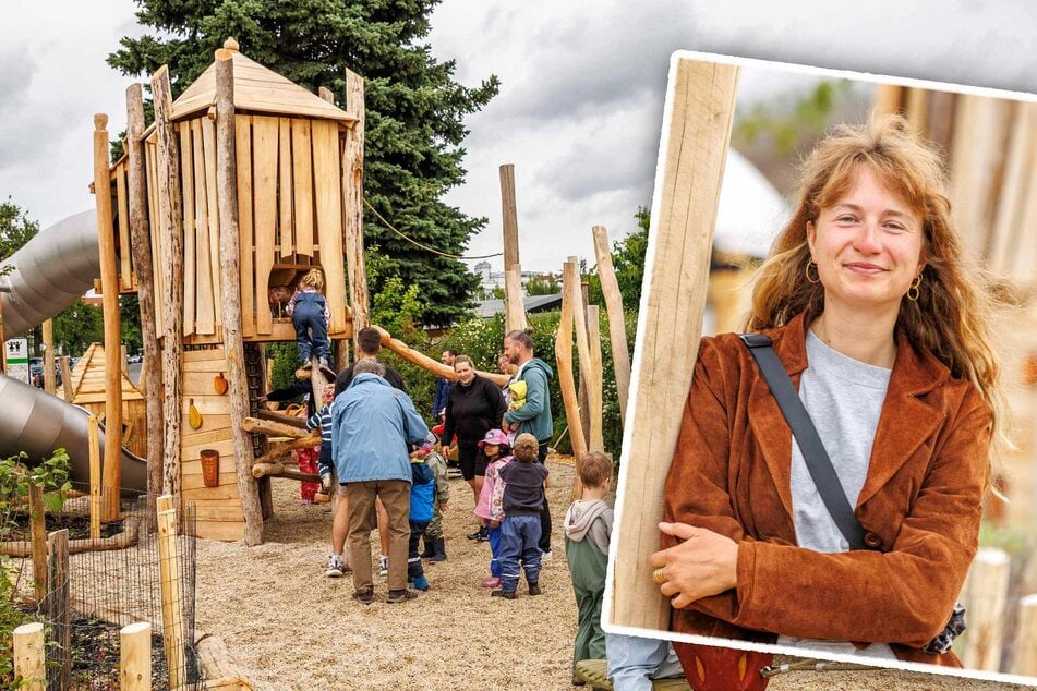 Dresden: Von der Schotterpiste zur Oase: Neuer Spielplatz in Gruna