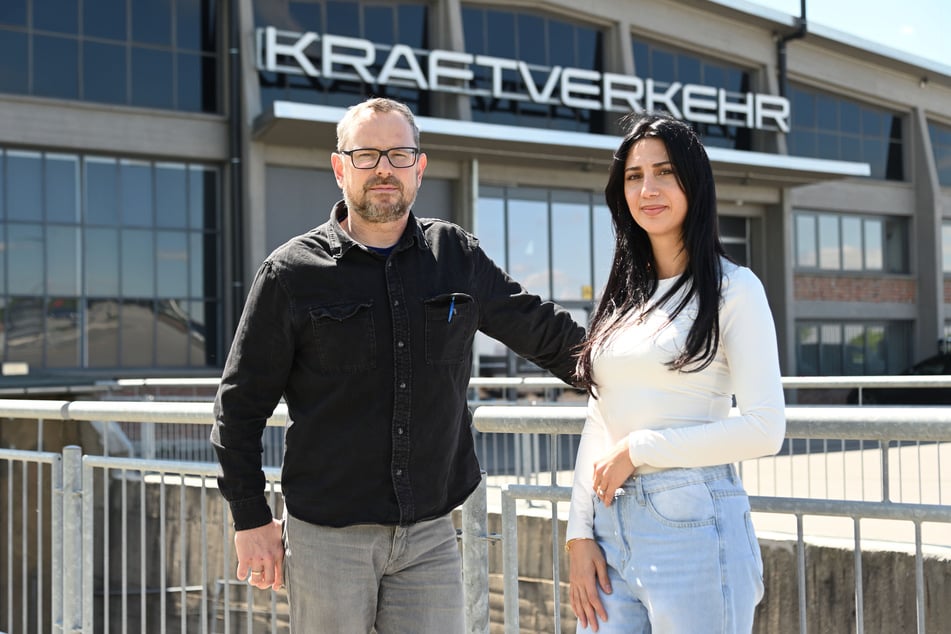 Kraftverkehr-Chef Thomas Waldheim (55) und Esragül Sezgi, Ideengeberin zur Party.