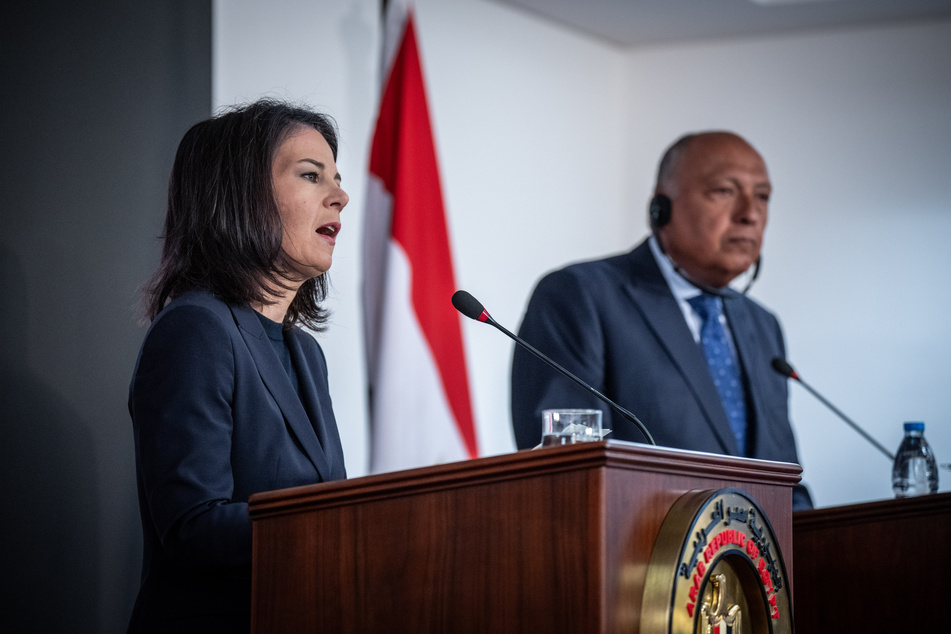 Am Dienstag trafen sich Außenministerin Annalena Baerbock (43, Grüne) und der ägyptische Außenminister Samih Schukri (71).