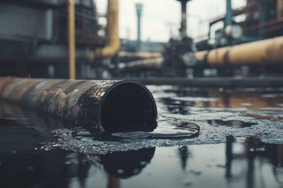 Aus der Pipeline schoss eine etwa 25 Meter hohe Ölfontäne. (Symbolbild)