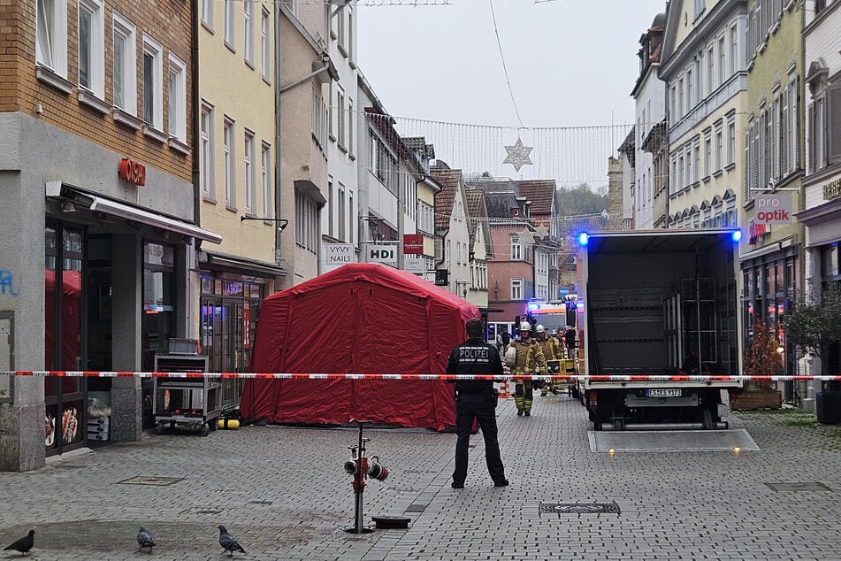 In Esslingen lief ein größerer Polizeieinsatz.