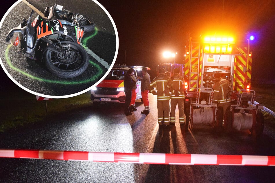 Heftiger Zusammenstoß auf L596: Motorradfahrer (†16) stirbt!