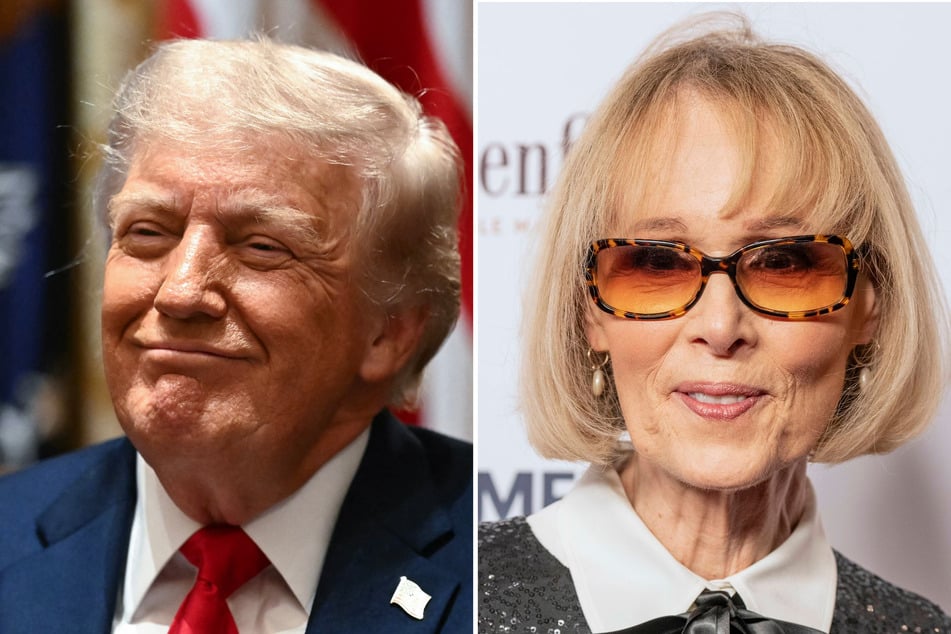 Trump's Justice Department has launched a criminal investigation into E. Jean Carroll (r.), whom the president was previously found liable for sexually assaulting.