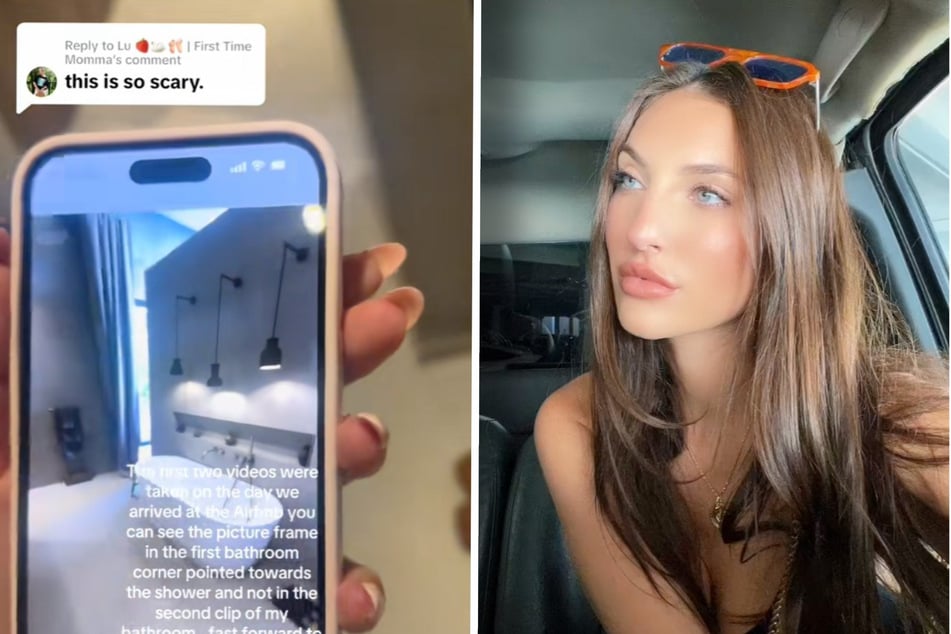 Paulina hat den den Vorfall mit ihrem Smartphone dokumentiert.