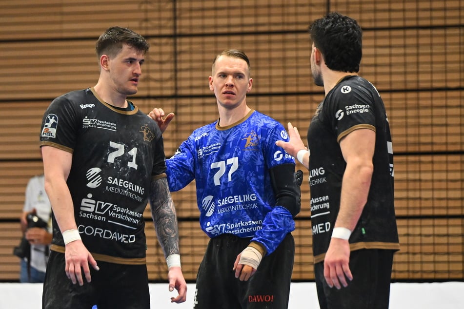 Zwei, die zu überzeugen wussten: Kreisläufer Oliver Seidler (l.) und Torhüter Robin Cantegrel (30, M.).