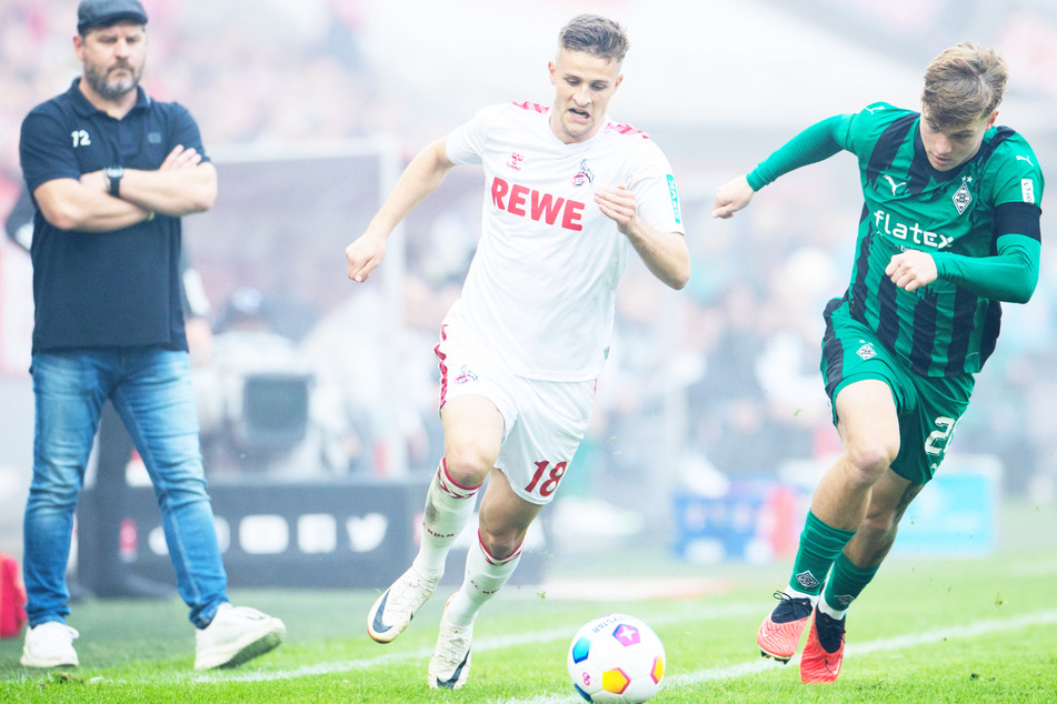 Rasmus Carstensen (23), hier beim Derby gegen Borussia Mönchengladbach, konnte in der Hinrunde als einer von wenigen FC-Spielern überzeugen.