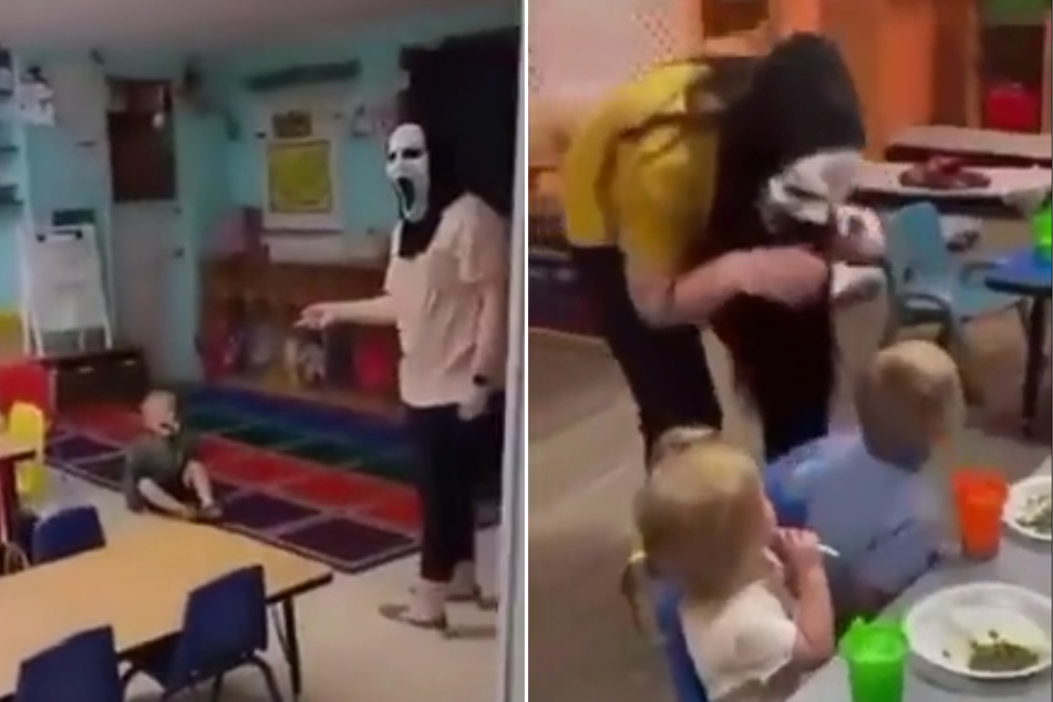 Daycare employees get charged after viral video shows masked workers scaring kids