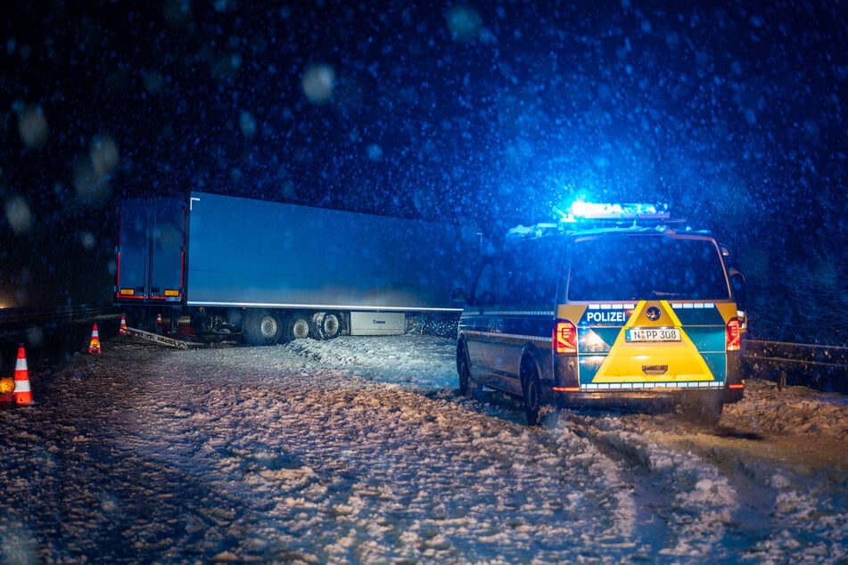 Die Polizei kümmerte sich vor Ort um die Bergung.