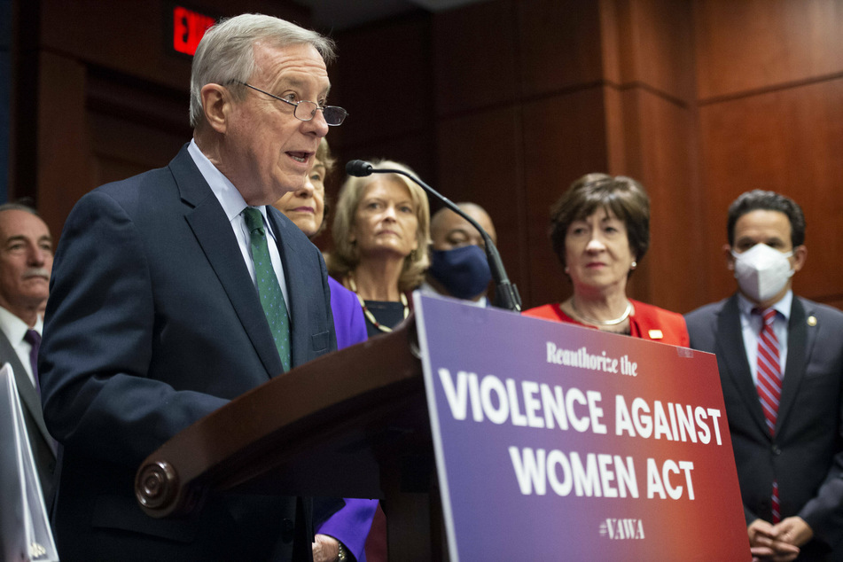 Illinois Sen. Dick Durbin joined colleagues of both major political parties to introduce a proposal to reauthorize the VAWA.