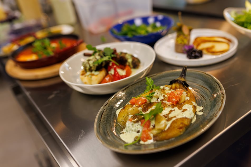 Solche israelische Speisen kommen im "Jaffa" auf den Tisch.