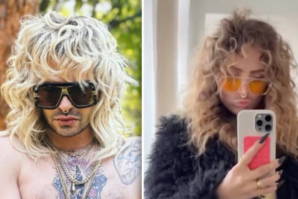 Original und Kopie: Bill Kaulitz (l., 35) wird von Influencerin "Carmushka" (r.) nachgeahmt.