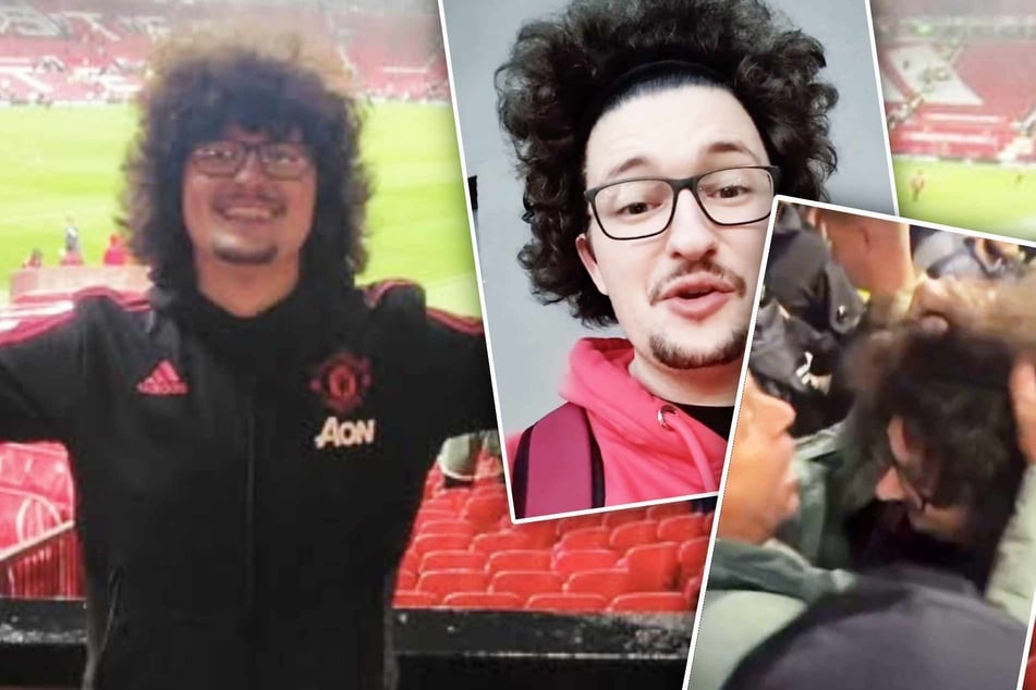 Fan geht mit Haar-Challenge viral, doch im Stadion wird er plötzlich attackiert