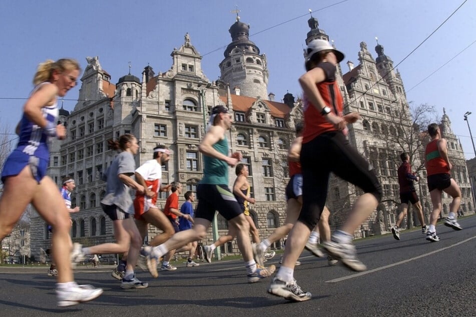 Die Marathon-Strecke verläuft zwischen Leipzig und Halle (Saale).