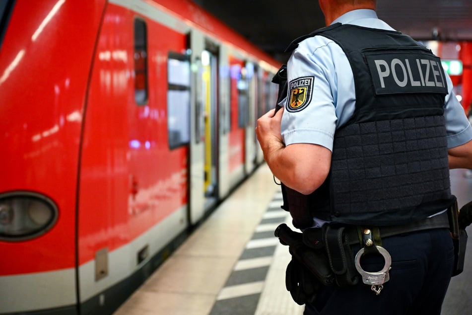 Die Polizei erwartete den Mann am Hauptbahnhof Halle. (Archivbild)