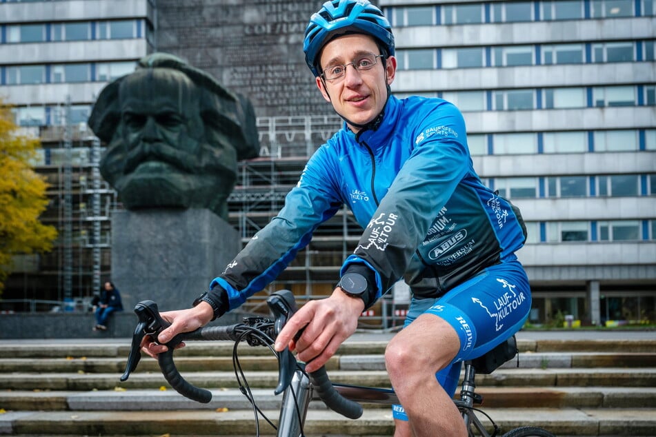 Kilian Tasche (33) nimmt jedes Jahr am Stadtradeln teil. Bereits zum dritten Mal legte er bei den Männern die meisten Kilometer pro Kopf zurück.