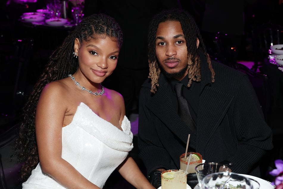 The Little Mermaid star Halle Bailey (l.) and rapper DDG have gone their separate ways less than a year after welcoming their baby boy.