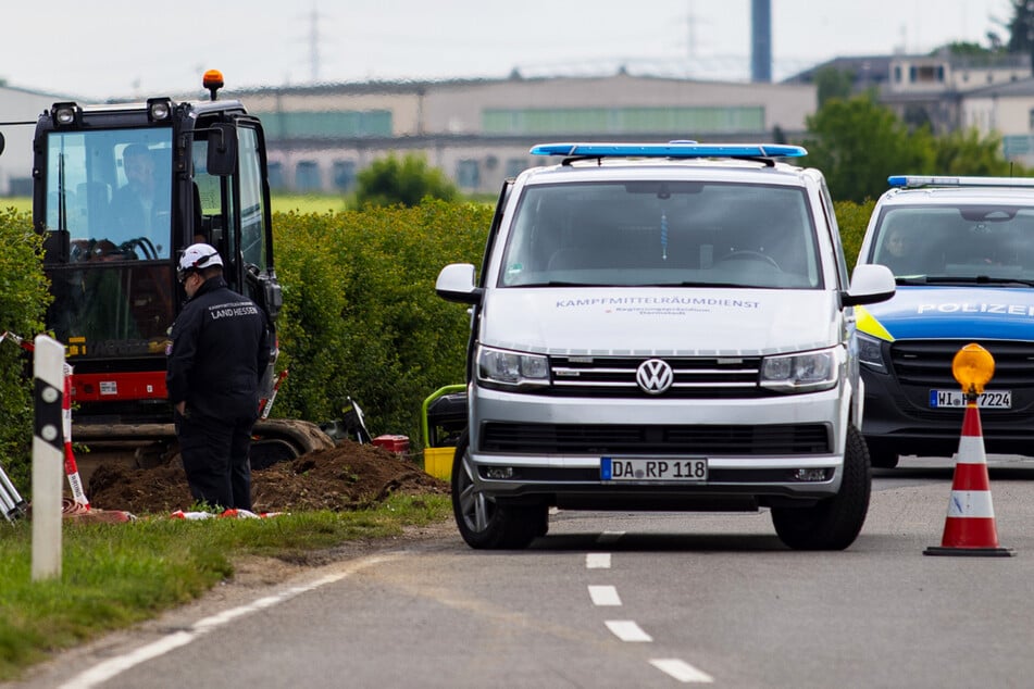 Der Kampfmittelräumdienst entschärfte am Mittwoch eine Weltkriegsbombe in Wiesbaden-Erbenheim.