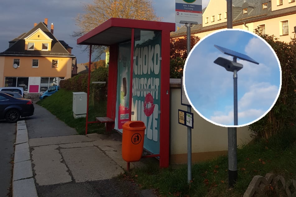 Im Erzgebirge geht ein Solarlicht auf: Neue Straßenbeleuchtung im Test