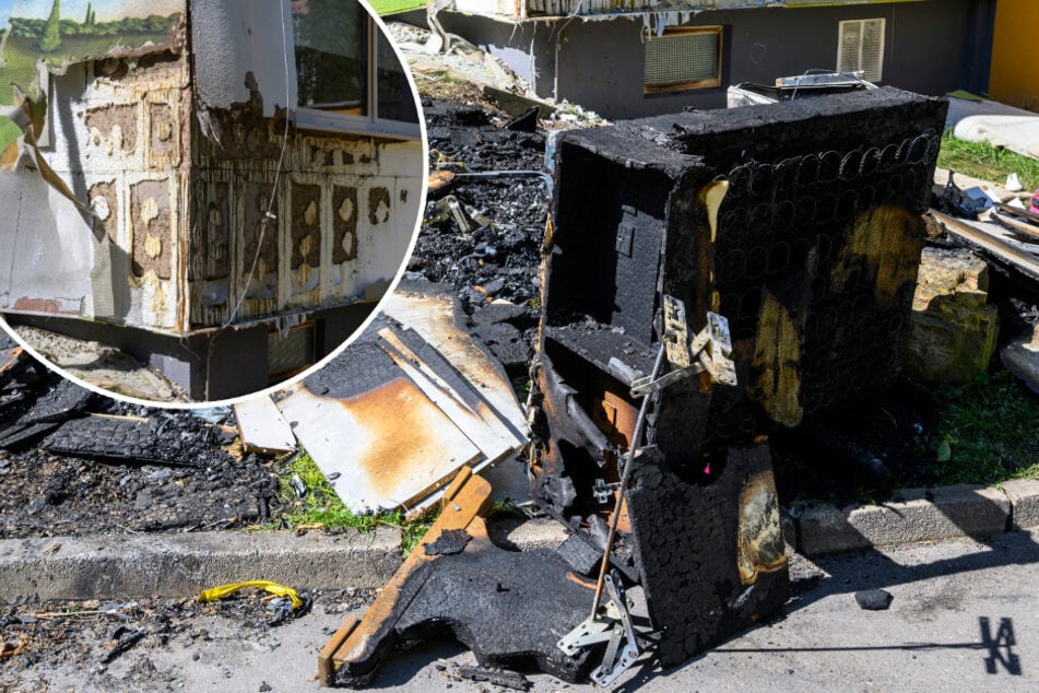 Chemnitz: Sperrmüll in Chemnitz angezündet: Jugendliche unter Verdacht