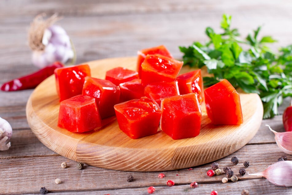 Am besten ist es, wenn man passierte oder pürierte Tomaten portionsweise einfriert.