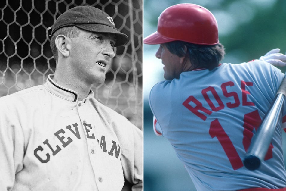 Late baseball pariahs Pete Rose (r.) and "Shoeless" Joe Jackson were removed from the sport's permanently ineligible list on Tuesday in a historic move