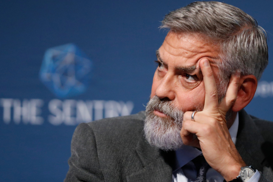 George Clooney bei einer Pressekonferenz in London im September 2019.