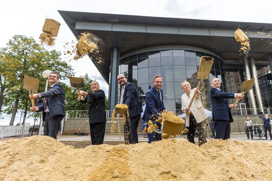 Dresden: Spatenstich in Dresden: Sächsischer Landtag bekommt Erweiterungsbau