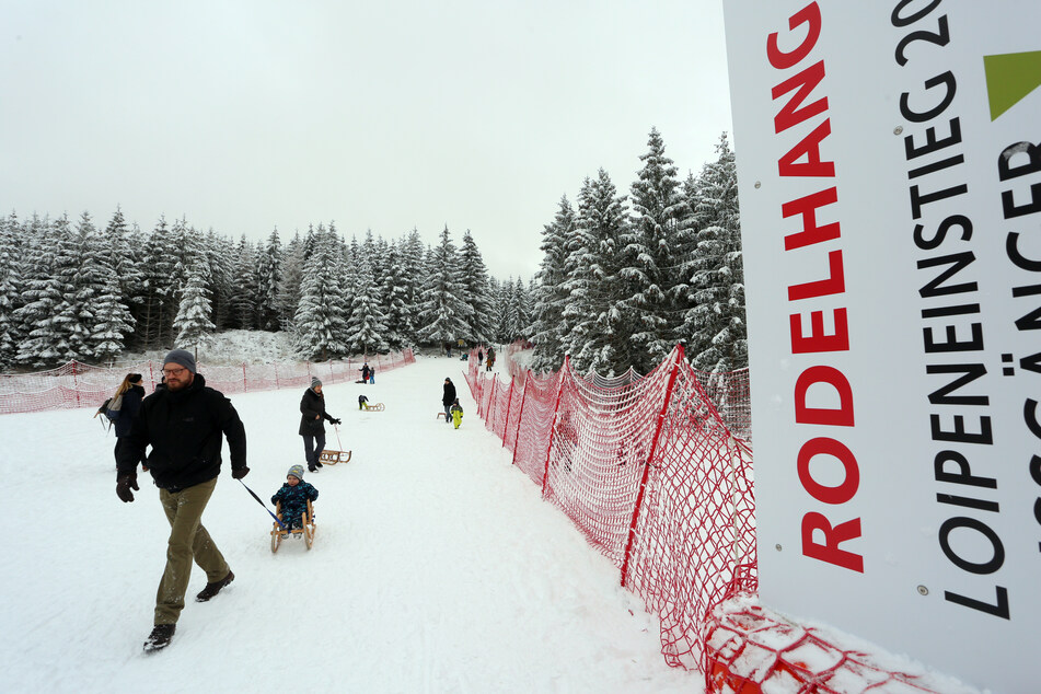 Rodel-Spaß im Harz: Am Wochenende gab es einen Besucher-Ansturm.