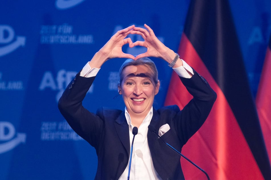 AfD-Kanzlerkandidatin Alice Weidel (45) schickte die besten Grüße an Musk und die USA.