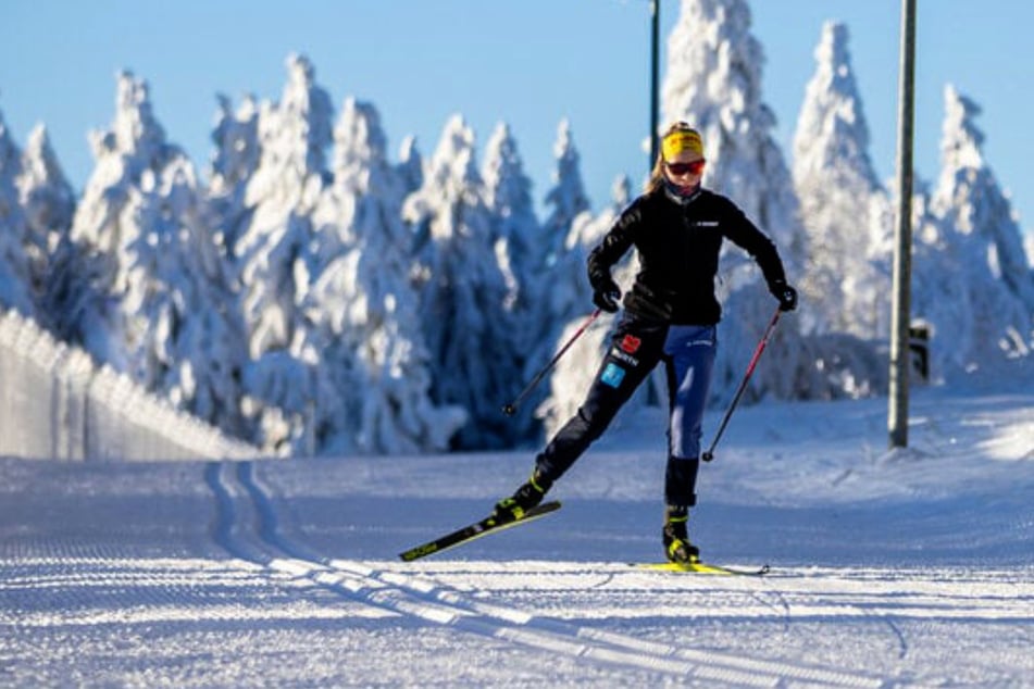 Wintersport in Thüringen: Gute Bedingungen für Langläufer