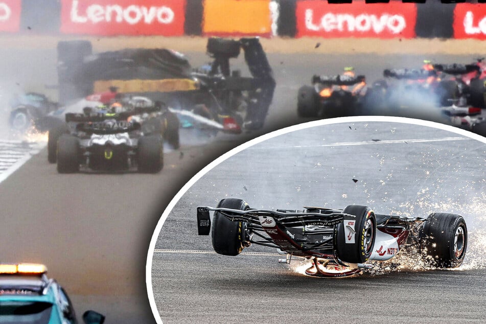 Horror-Unfall in der Formel 1: Fahrer überschlägt sich, Rennen unterbrochen!