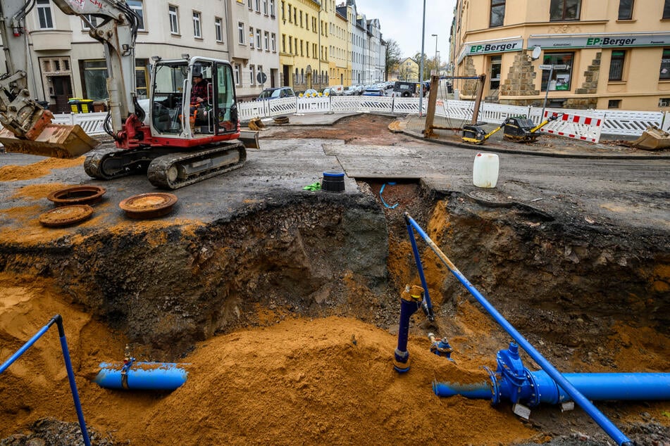 Chemnitz: Mehrere Rohrbrüche in diesem Herbst: Wie marode ist das Chemnitzer Trinkwasser-Netz?