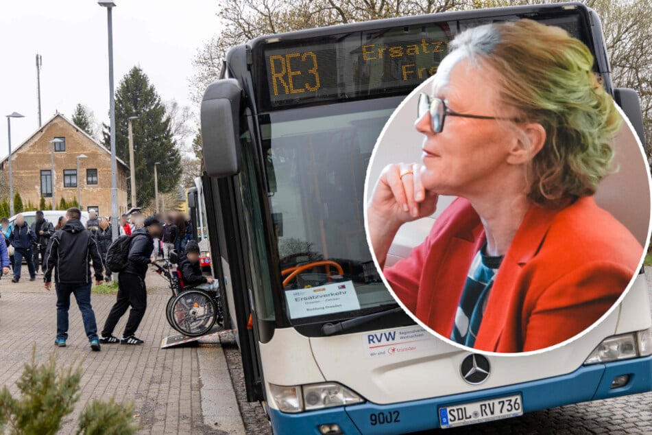 Chemnitz: Nach Fahrt im Vorzeige-Zug: Wann sehen wir Sie in einem überfüllten SEV-Bus, Frau Ministerin?