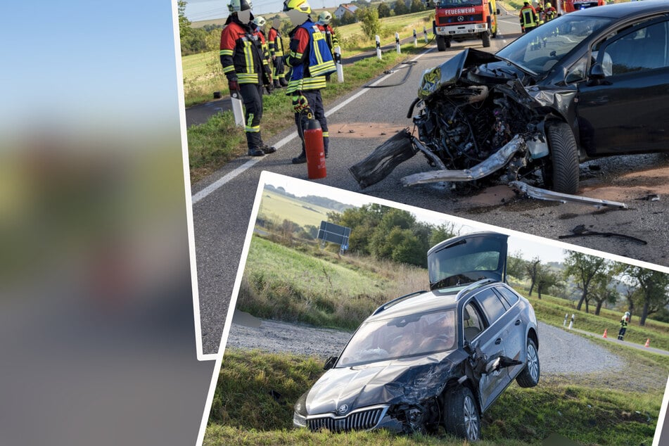 Zwei Schwerverletzte nach Unfall auf Landesstraße in Thüringen!