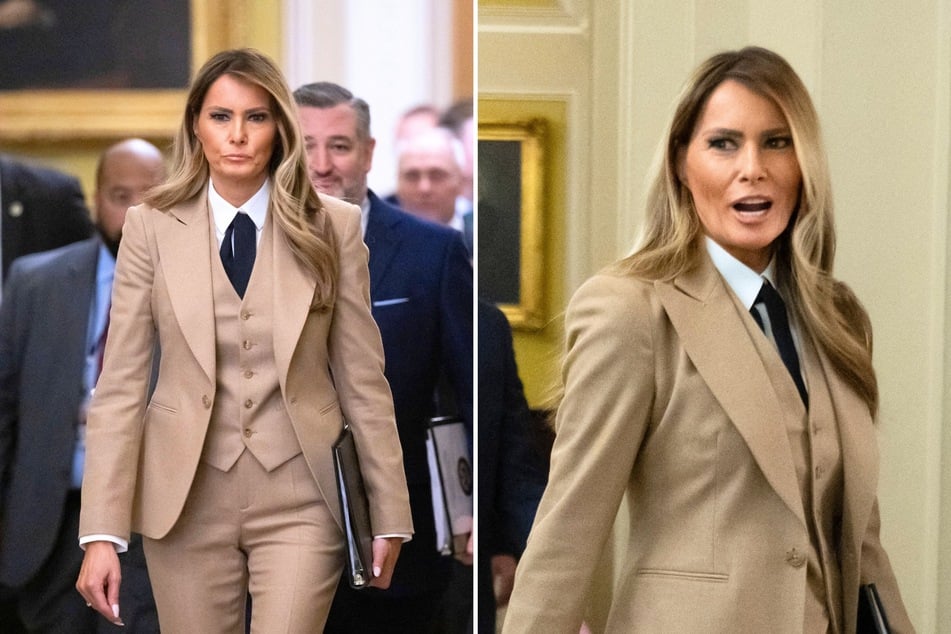 On Monday, Melania Trump and lawmakers held a roundtable discussion in the nation's capital to support a bill that aims to criminalize "revenge porn."