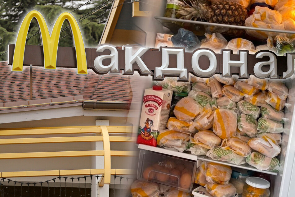 Kühlschrank voller Burger! Russen sichern sich letzte McDonald's-Reste vor Filial-Schließungen