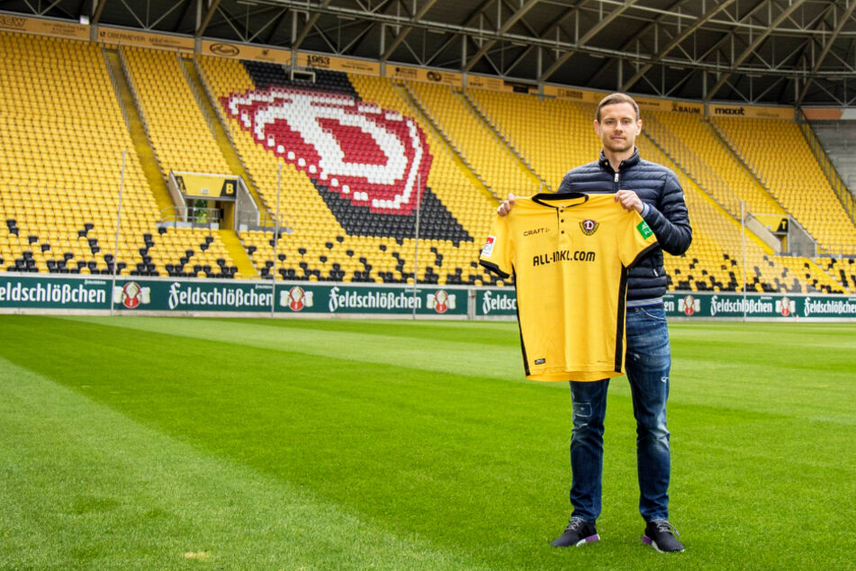 Tolle Aktion: Dynamo-Profi Chris Löwe hat sein Trikot versteigert und legt selbst noch 1.500 Euro drauf, um die Familie der kleinen Emilia zu unterstützen.