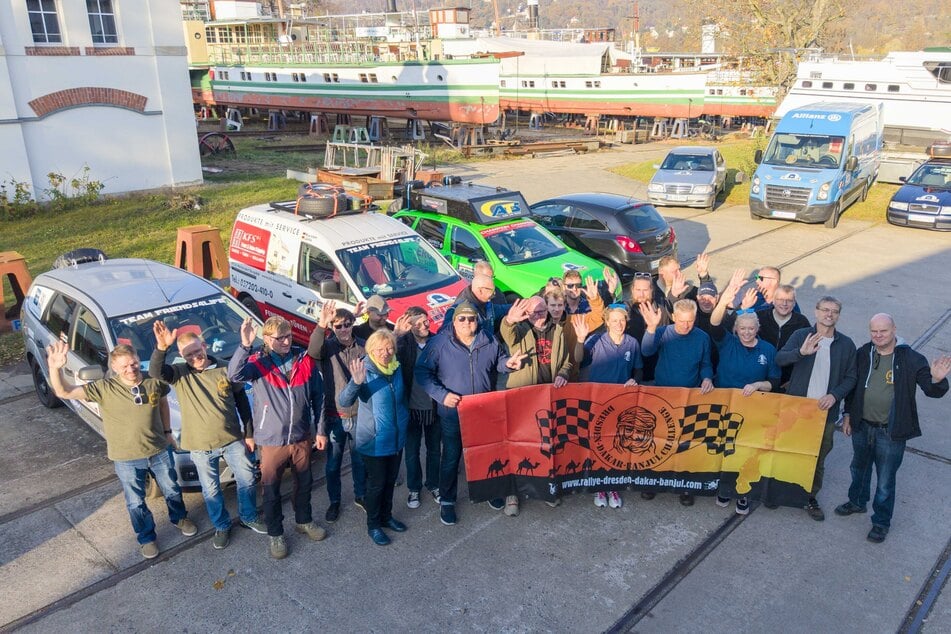 Diese Fahrer werden die Reise angehen.