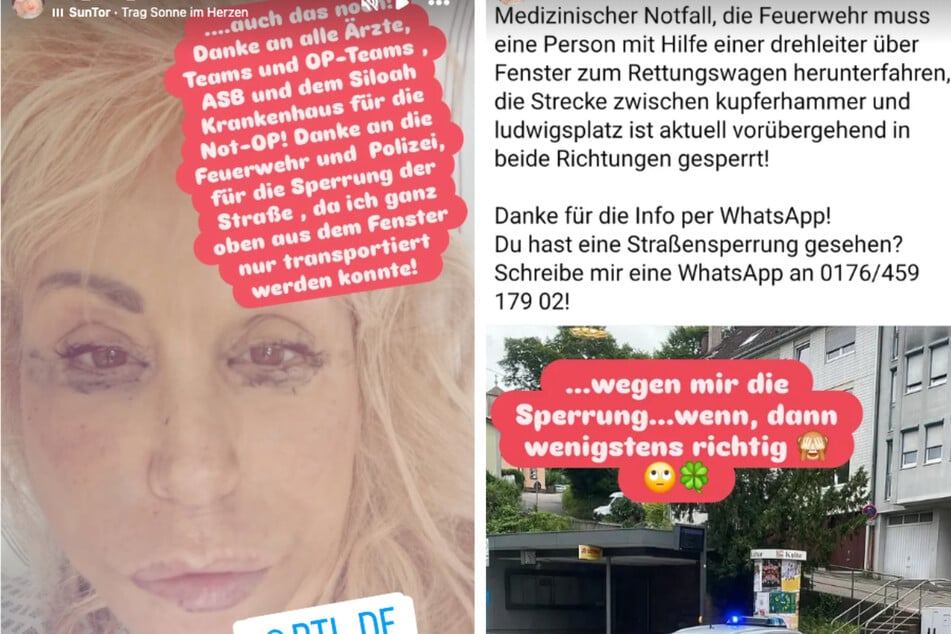 Maria Weller (71) teilte ihren unglücklichen Sturz in ihrer Instagram-Story.