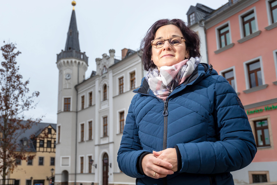 Dorothee Obst (51, Freie Wähler) will Bürgermeisterin von Kirchberg bleiben. Auf einen Posten im Zwickauer Landratsamt hat sie keine Lust. Landrätin wär' sie aber schon gern geworden.