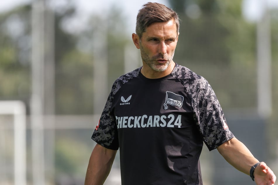 Hertha-Coach Stefan Leitl (47) sieht seine Elf gut vorbereitet.