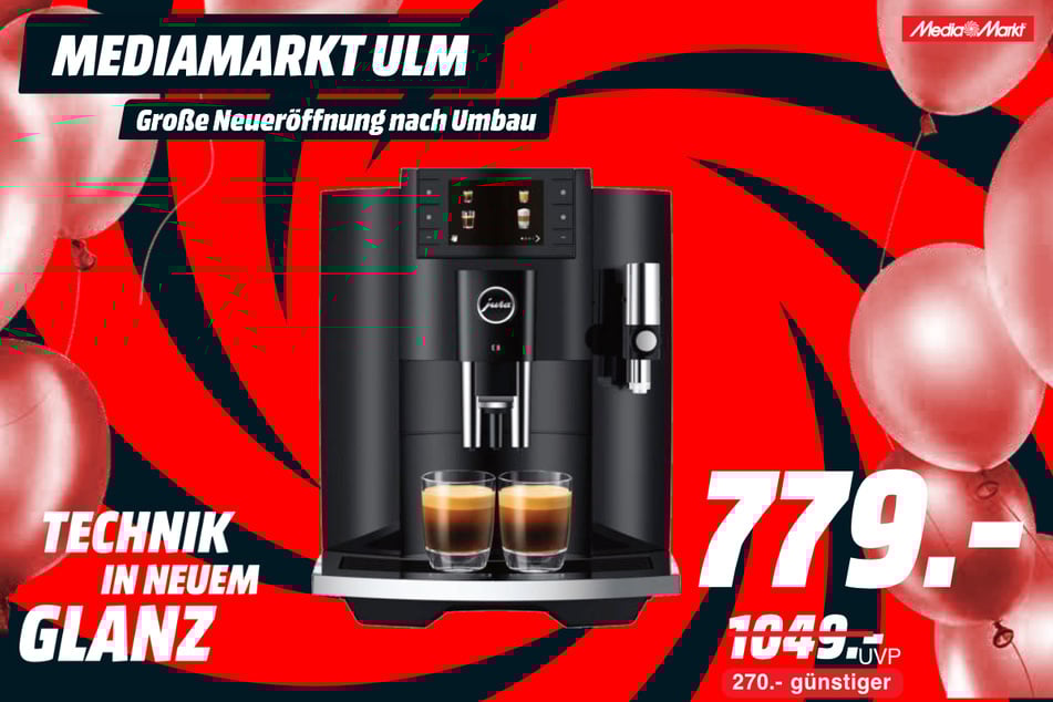Jura-Kaffeevollautomat für 779 statt 1.049 Euro.