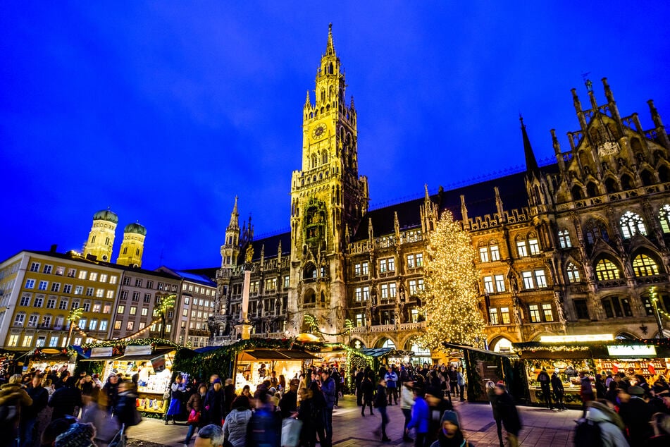 Der Christkindlmarkt am Marienplatz ist der älteste Weihnachtsmarkt Münchens.