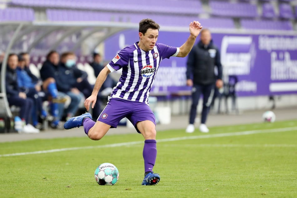Clemens Fandrich spielte beim Auer 3:0-Sieg gegen Darmstadt als "Achter". Für ihn keine ungewohnte Rolle.