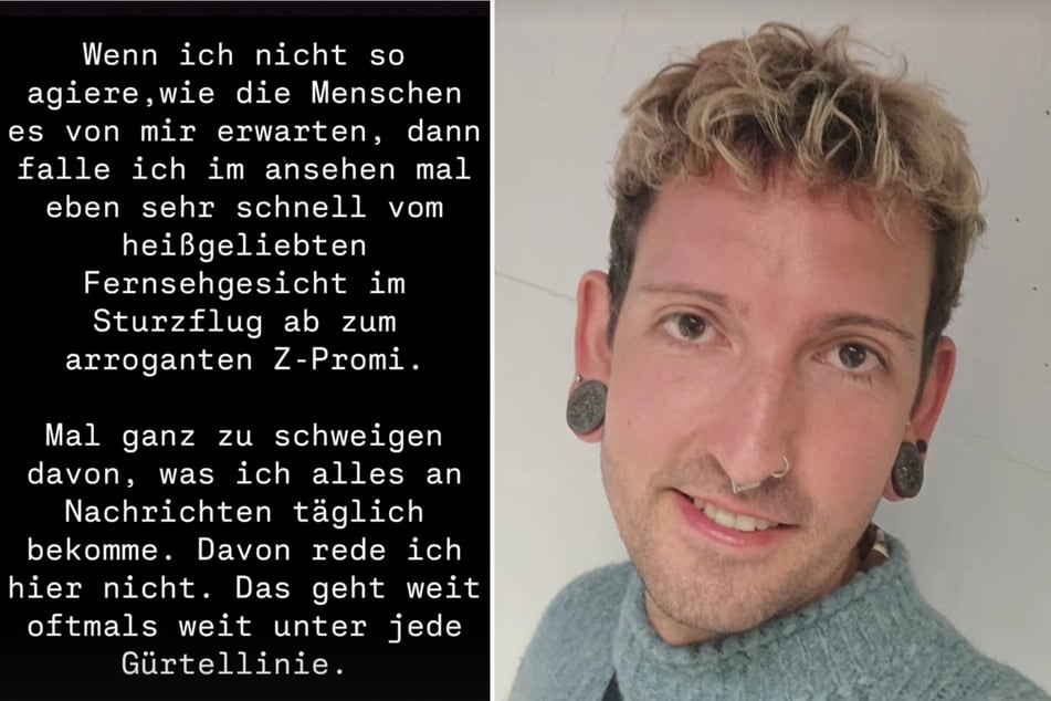 Schattenseiten des Ruhms: Fabian Kahl (33) machte seinem Ärger über Grenzüberschreitungen im Alltag Luft.