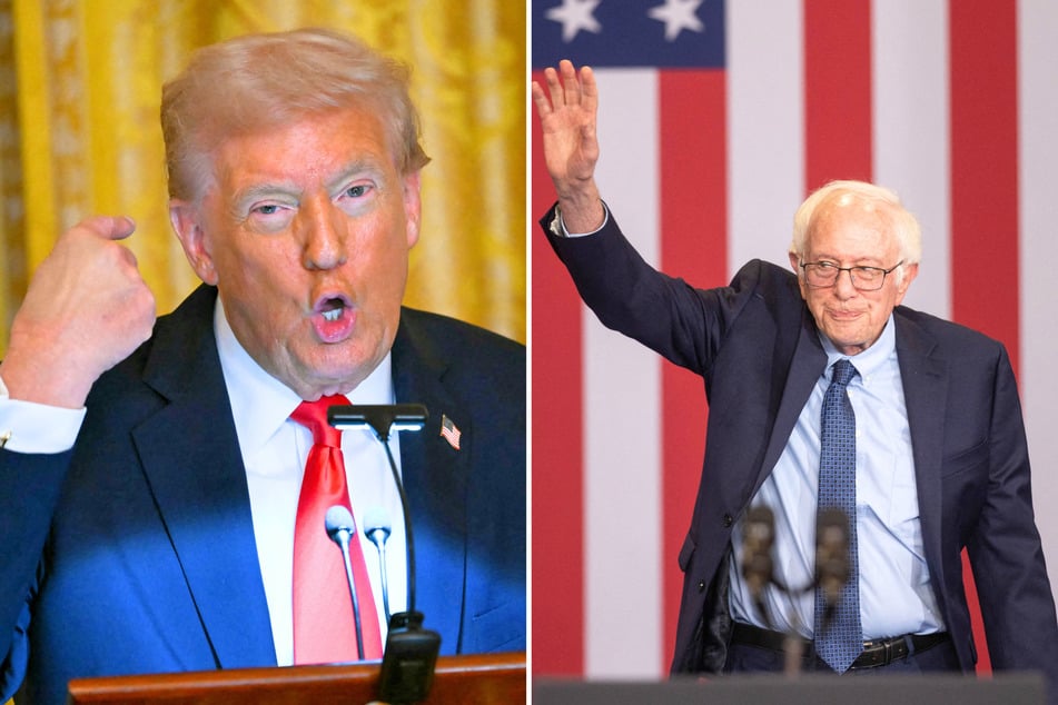 President Donald Trump's White House spent Wednesday night live tweeting about a CNN town hall event with Bernie Sanders and Alexandria Ocasio-Cortez.