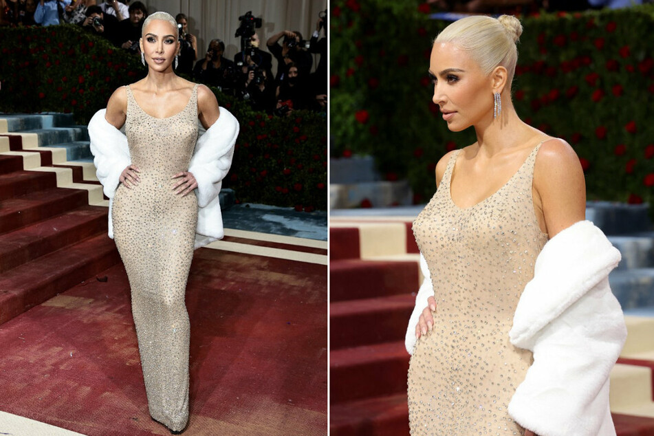 Kim Kardashian wore Marilyn Monroe’s iconic dress at the Met Gala in May.