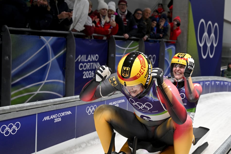 Dajana Eitberger und Magdalena Matschina gewinnen die nächste Rodel-Medaille für Team D!