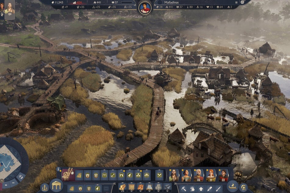 In der Albion-Spielewelt findet man viele Sümpfe. Das bietet eine gelungene Abwechslung zur Latium-Gegend.