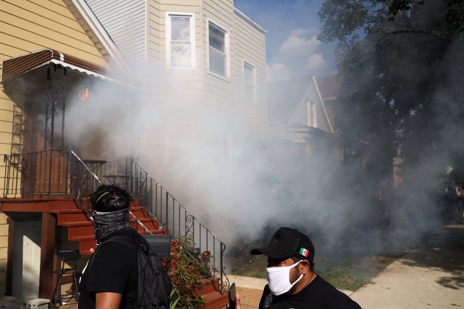 ICE raids in Chicago have been causing chaos as local communities defend themselves from masked agents.